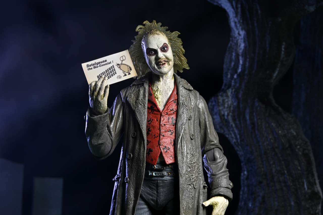 Pre-Order: Beetlejuice (1988 Movie) - Ultimate Beetlejuice Tour Guide (Bio Exorcist) Actionfigur 18cm NECA 2024