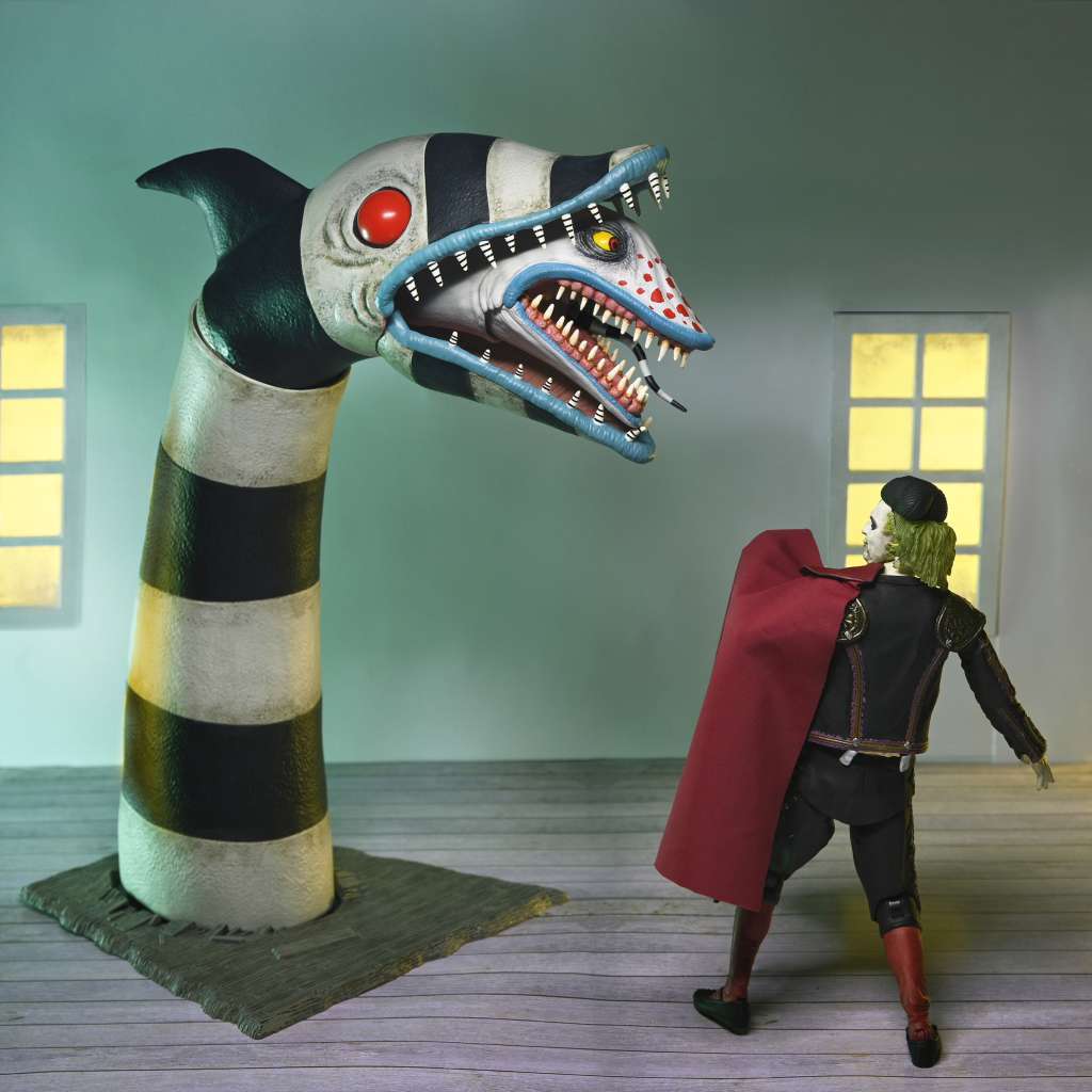 Pre-Order: Beetlejuice Beetlejuice - Ultimate Beetlejuice (Matador) & Sandworm 2-Pack Actionfiguren 18cm NECA 2025