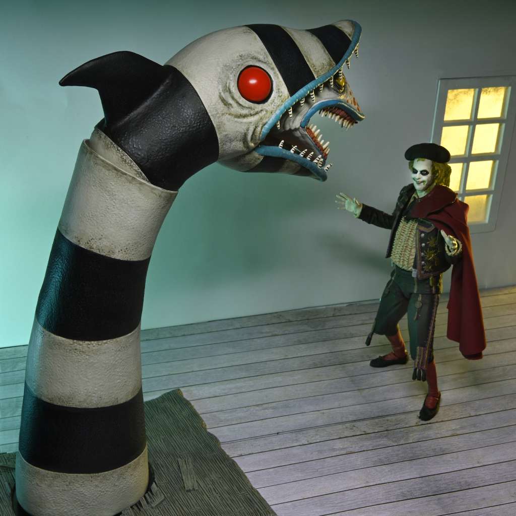 Pre-Order: Beetlejuice Beetlejuice - Ultimate Beetlejuice (Matador) & Sandworm 2-Pack Actionfiguren 18cm NECA 2025