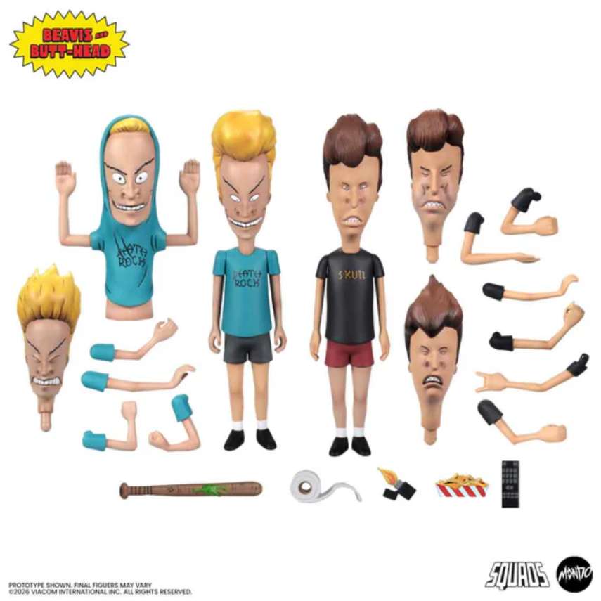 Pre-Order: Mike Judge's - Beavis and Butt-Head 20cm Figuren Set MONDO 2026