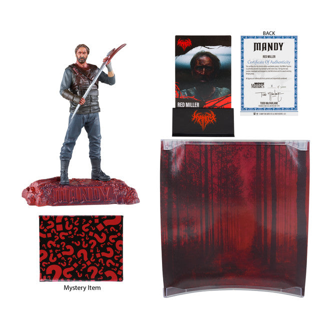 Movie Maniacs: Mandy - Red Miller PVC Statue 15cm McFarlane 2023 Gold Label Exclusive