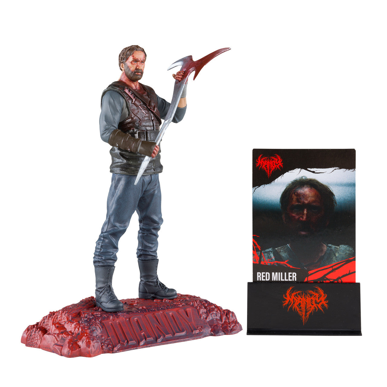 Movie Maniacs: Mandy - Red Miller PVC Statue 15cm McFarlane 2023 Gold Label Exclusive