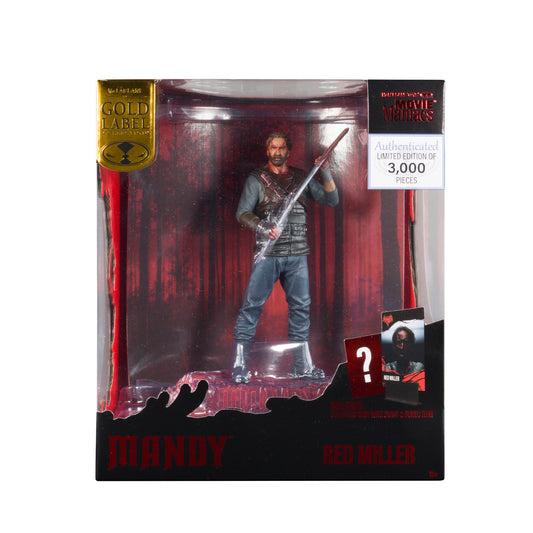 Movie Maniacs: Mandy - Red Miller PVC Statue 15cm McFarlane 2023 Gold Label Exclusive