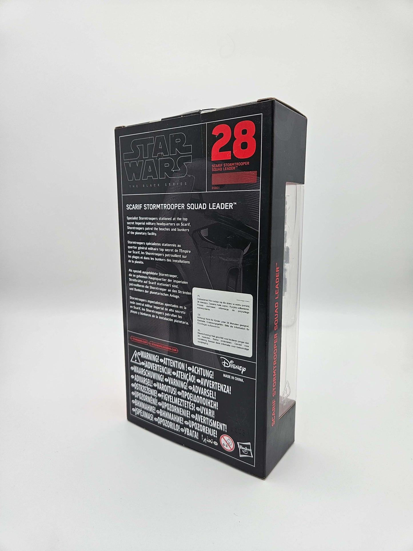 Star Wars Black Series - Scarif Stormtrooper Squad Leader #28 Red Line 15cm Actionfigur Hasbro 2016