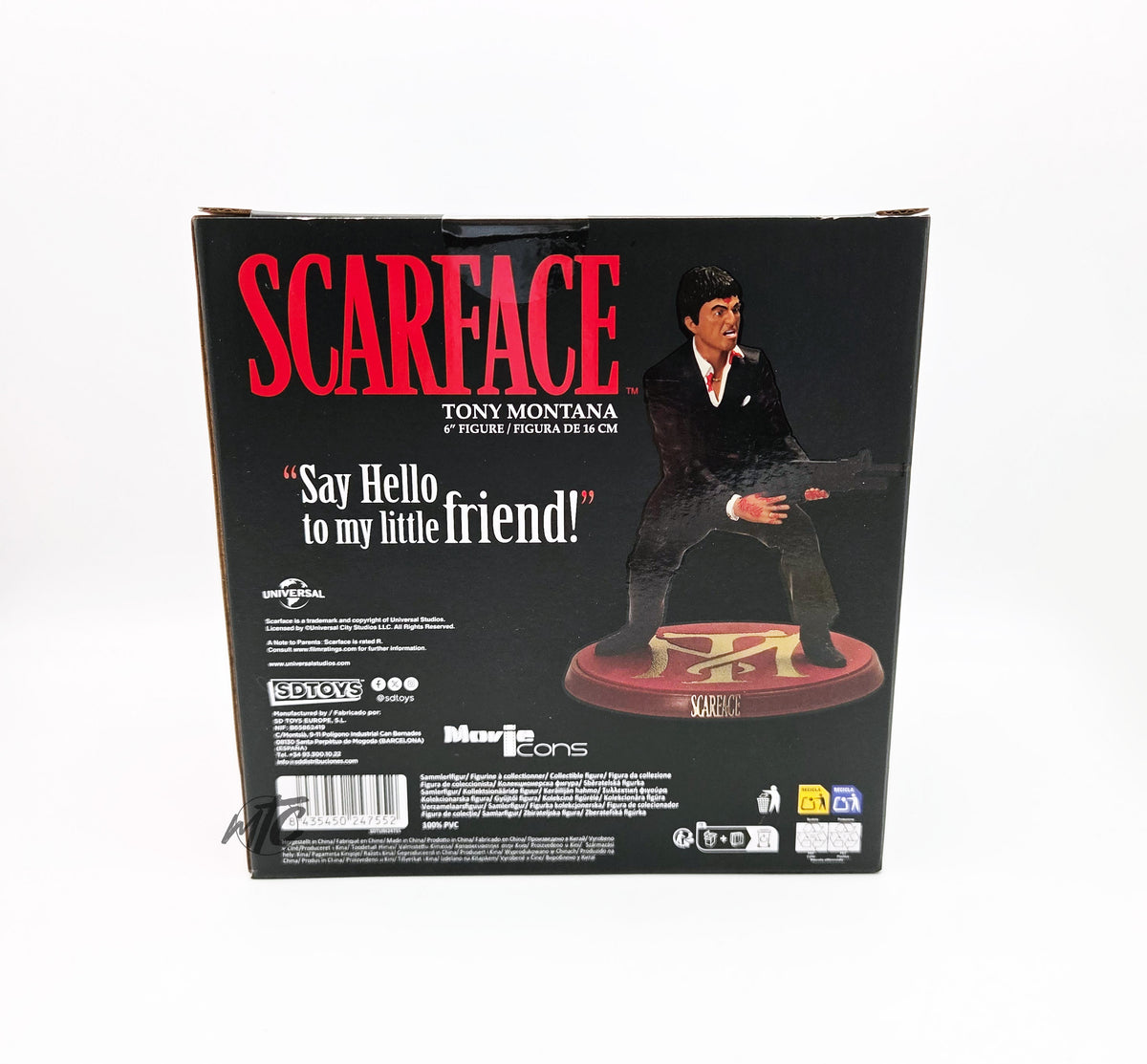 Movie Icons: Scarface - Tony Montana (Bloody) Deluxe PVC Statue 18cm SD Toys 2026
