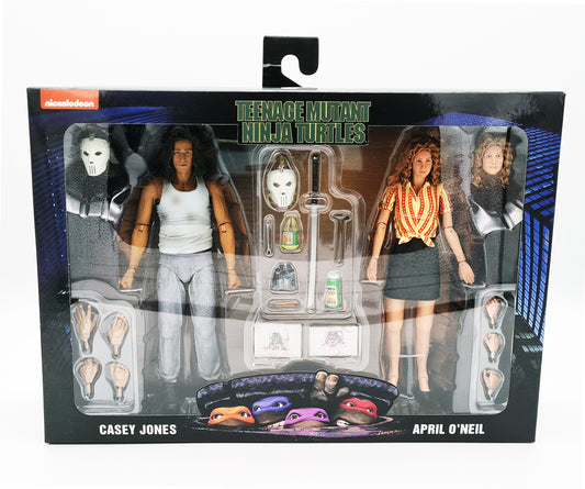 Teenage Mutant Ninja Turtles - April O'Neil & Casey Jones Actionfiguren (2 Pack) 18cm NECA
