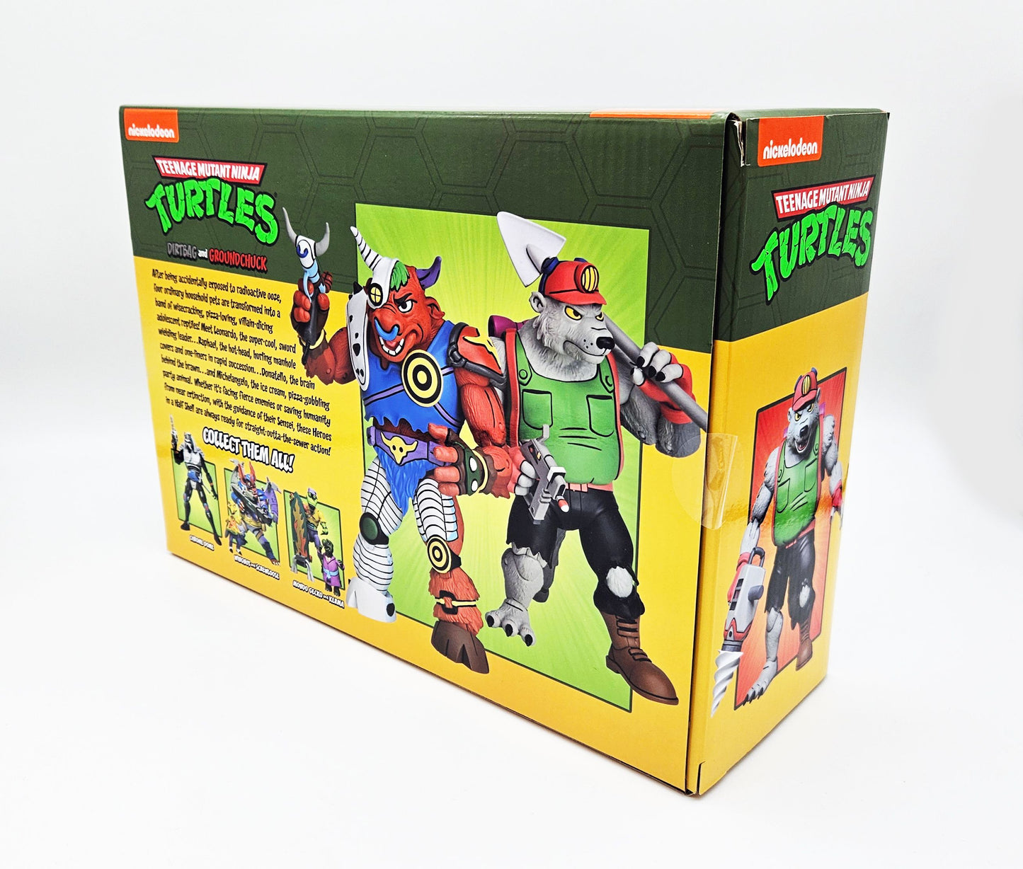 Teenage Mutant Ninja Turtles (1987 Cartoon Series) - Dirtbag & Groundchuck (2 Pack) Actionfiguren 18cm NECA 2021