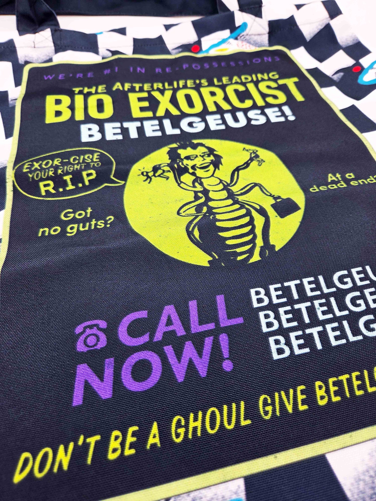 Beetlejuice Beetlejuice - Call Beetlejuice (Bio Exorcist) Tragetasche Cinereplicas 2025