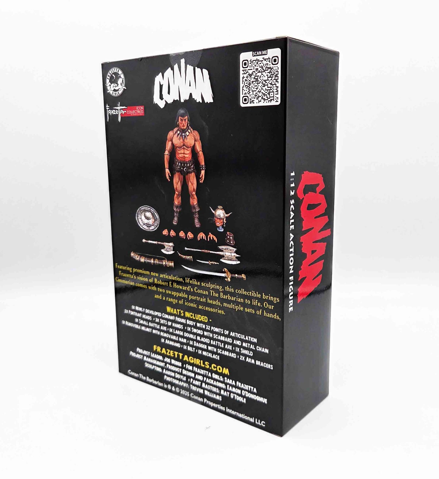 Conan The Barbarian - Conan Actionfigur 1:12 Scale ICON Collectibles 2025