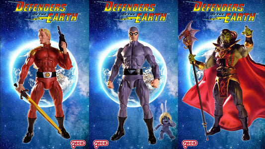 Defenders of the Earth Series 1 (35th Anniversary) Actionfiguren 18cm (3er Set) NECA 2021
