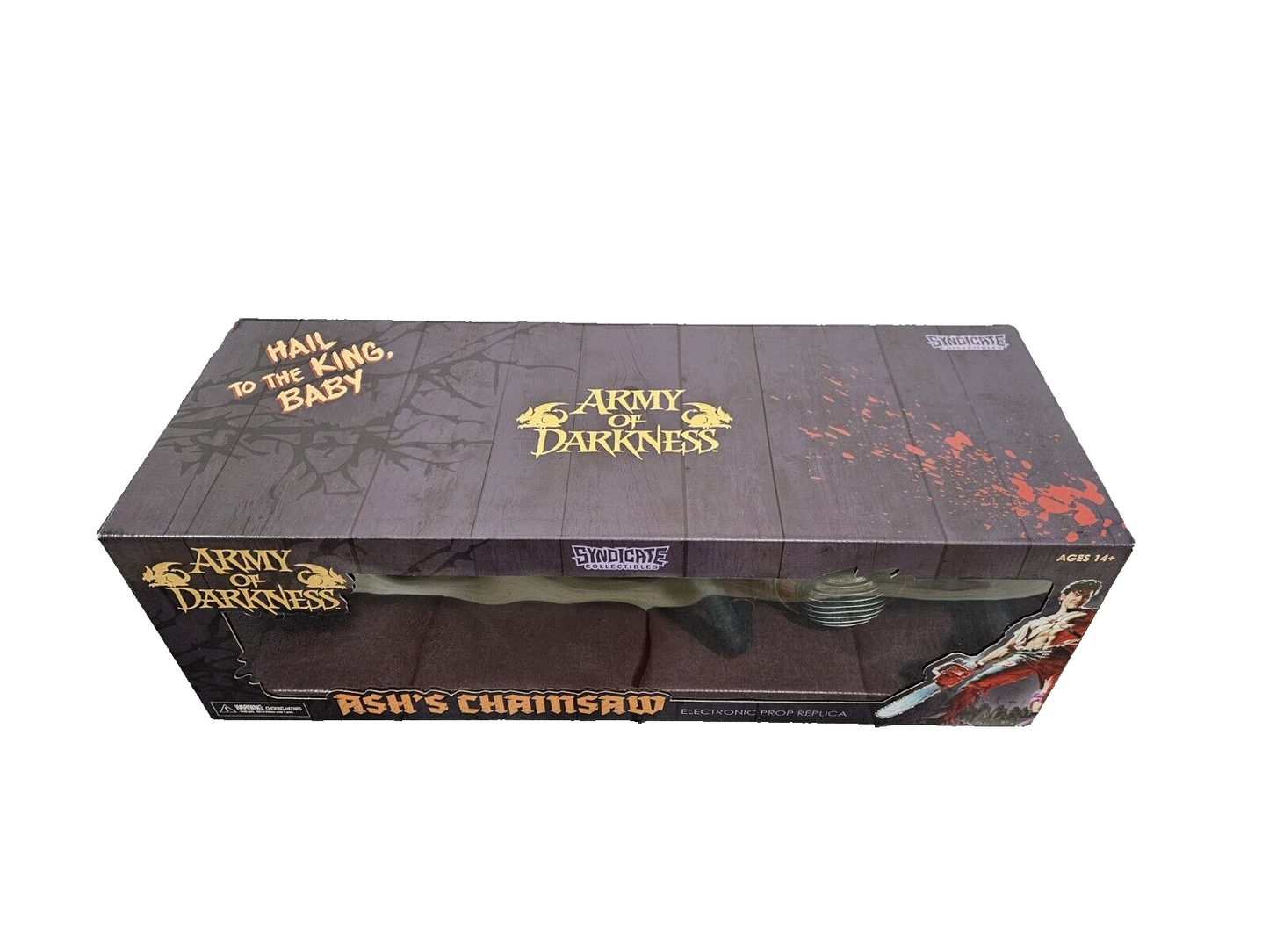 Pre-Order: Evil Dead Army of Darkness - Ash's Kettensäge 71cm Prop Replik 1/1 Syndicate Collectibles 2024
