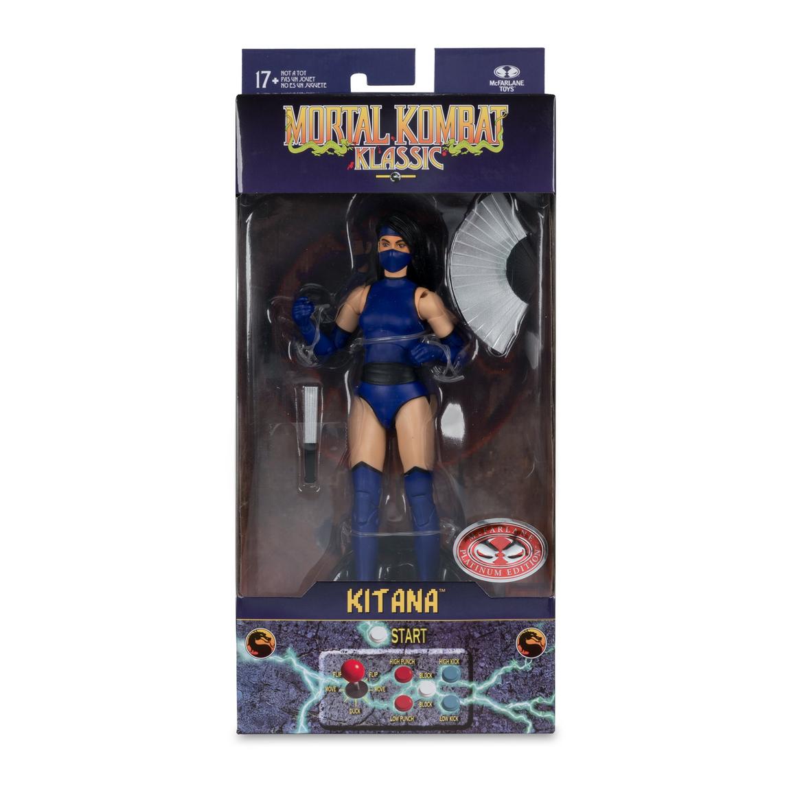 Mortal Kombat Klassics - Kitana Actionfigur 18cm (Platinum Edition) *Chase* McFarlane 2025 Exclusive