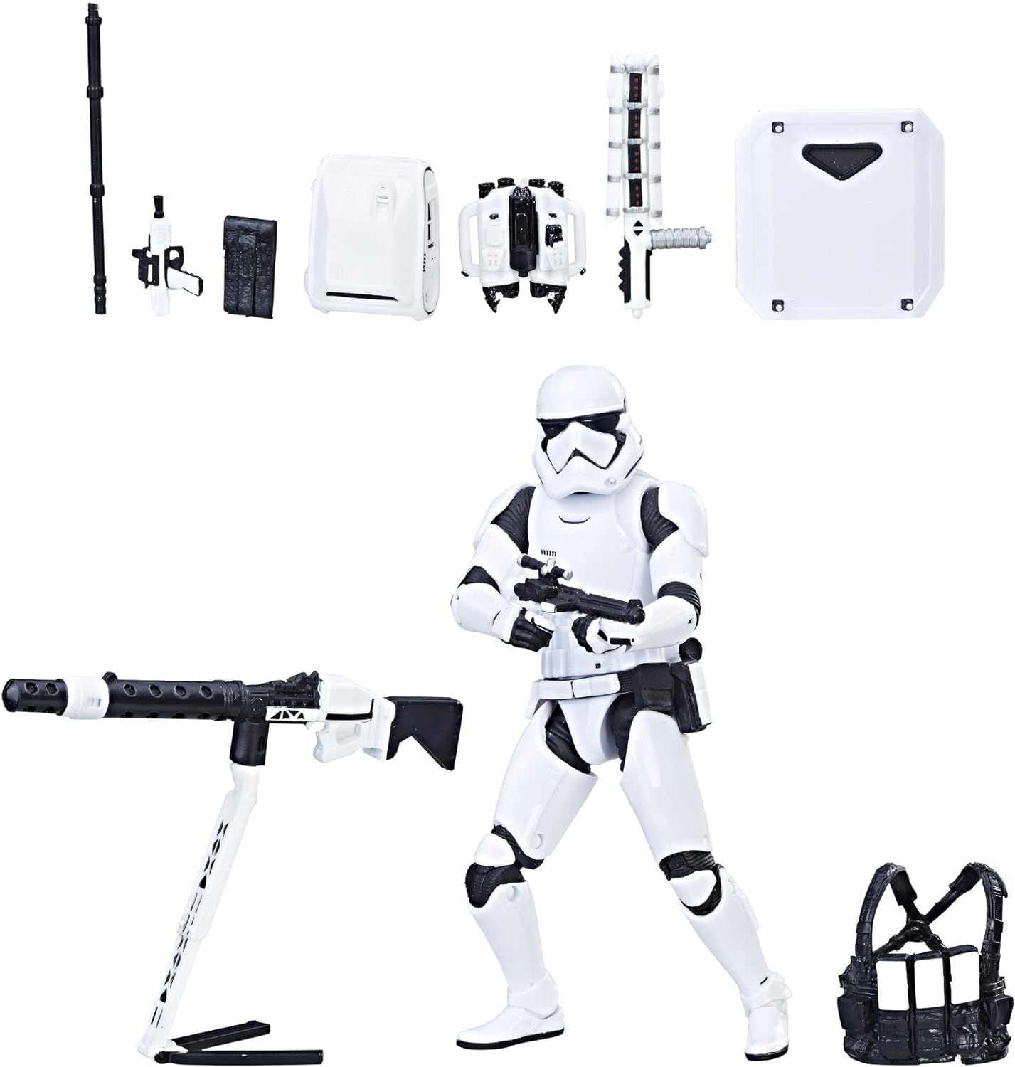 Star Wars Black Series: First Order Stormtrooper (with Gear) Actionfigur 15cm Exclusive 2017