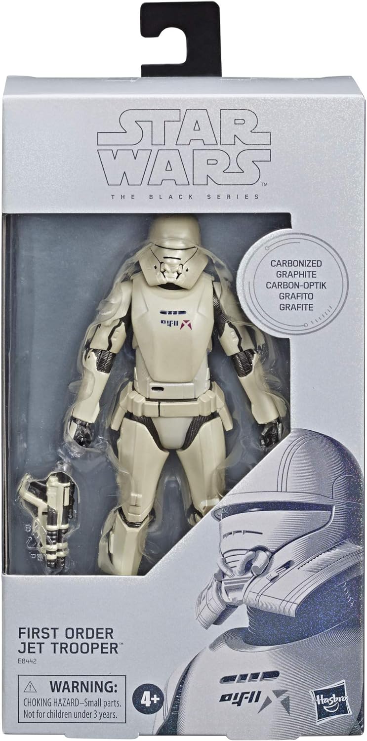 Star Wars Black Series: Episode IX - First Order Jet Trooper (Carbonized) 15cm Actionfigur Hasbro 2019 Exclusive
