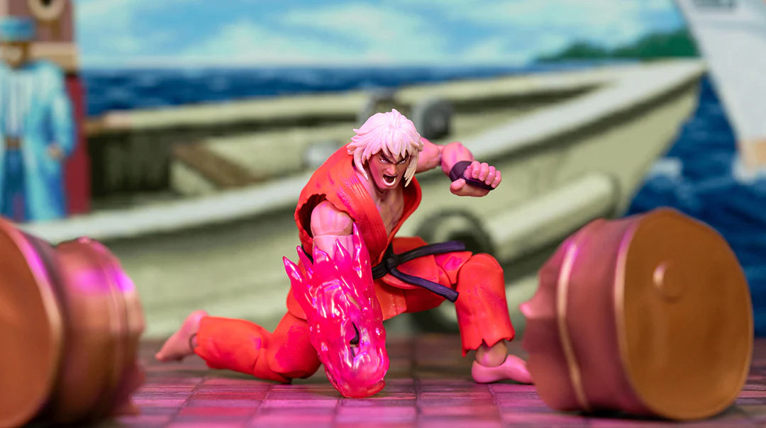 Ultra Street Fighter II: The Final Challengers - Violent Ken (SDCC Exclusive) Actionfigur 15cm Jada Toys 2024