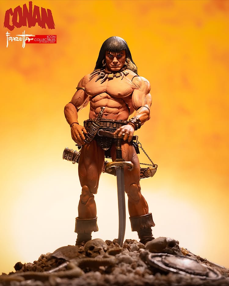 Conan The Barbarian - Conan Actionfigur 1:12 Scale ICON Collectibles 2025