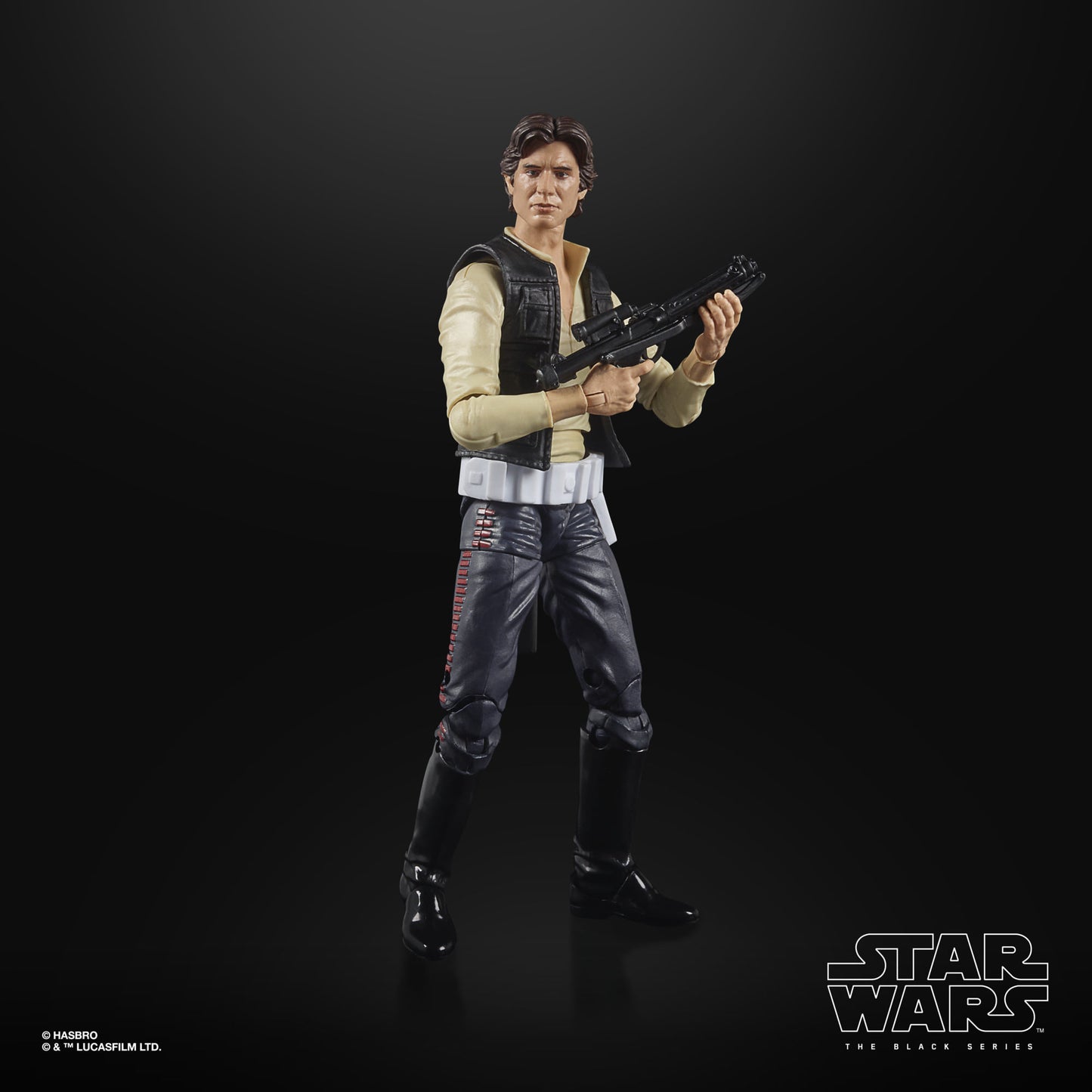 Star Wars Black Series: Han Solo (POTF) 50th Anniversary Actionfigur 15cm Hasbro Exlusive 2021