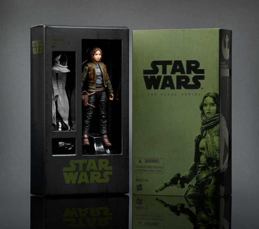 Star Wars Black Series: Rogue One: A Star Wars Story - Sergeant Jyn Erso (Jedha) 15cm Actionfigur SDCC Exclusive 2016