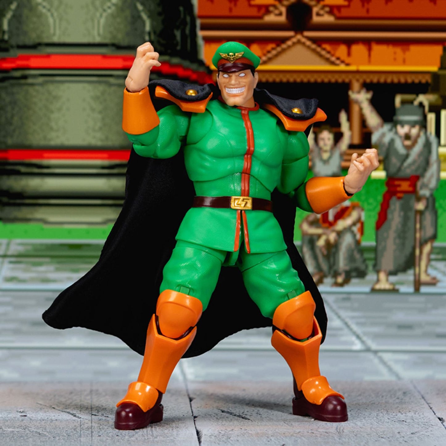 Ultra Street Fighter II: The Final Challengers - M. Bison (Player 2) SDCC Exclusive 2025 Actionfigur 15cm Jada Toys