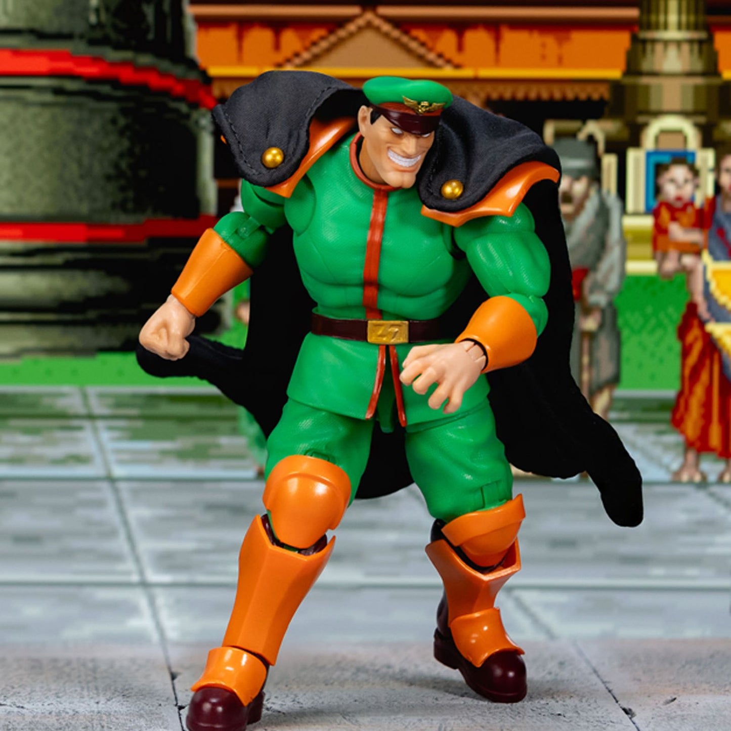 Ultra Street Fighter II: The Final Challengers - M. Bison (Player 2) SDCC Exclusive 2025 Actionfigur 15cm Jada Toys