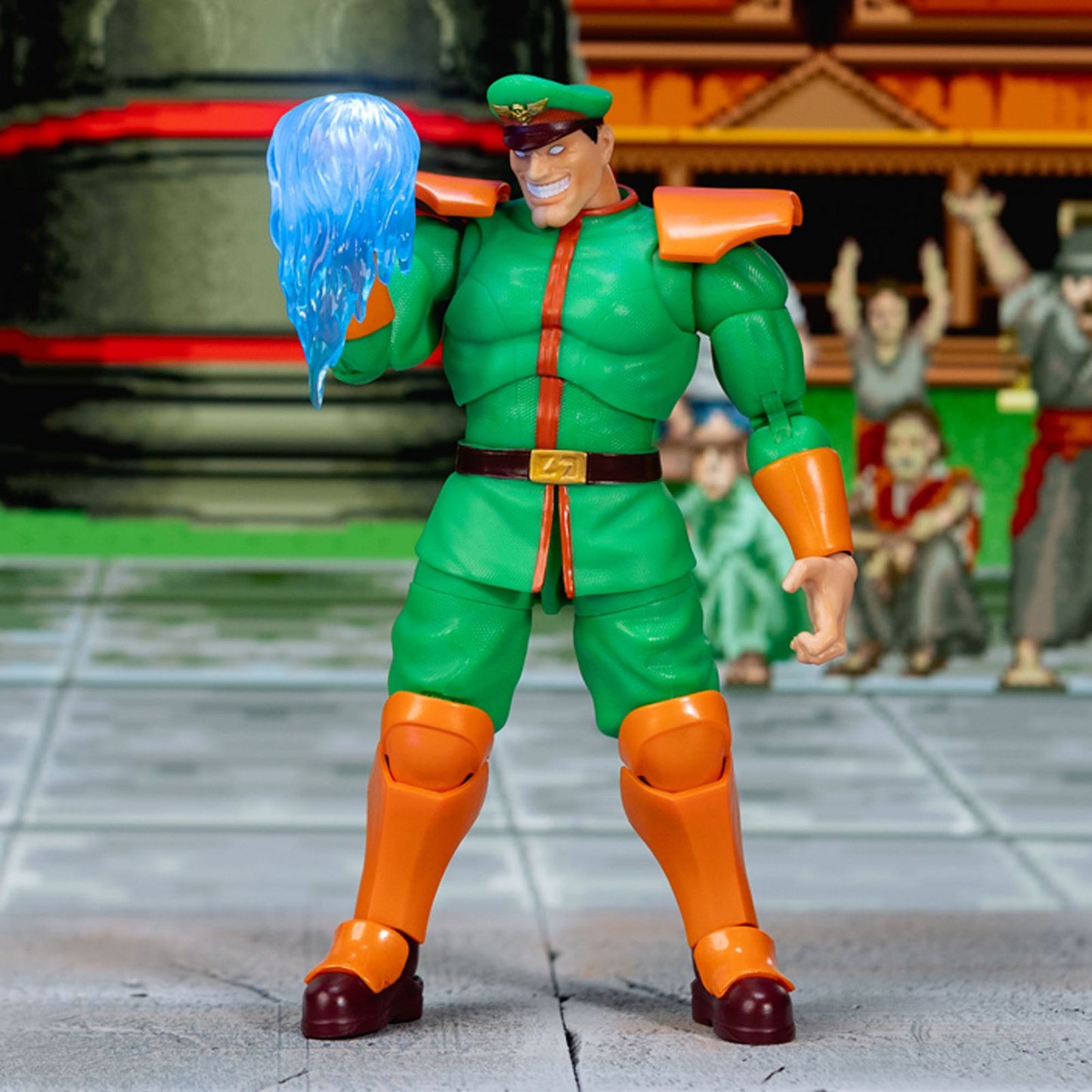 Ultra Street Fighter II: The Final Challengers - M. Bison (Player 2) SDCC Exclusive 2025 Actionfigur 15cm Jada Toys