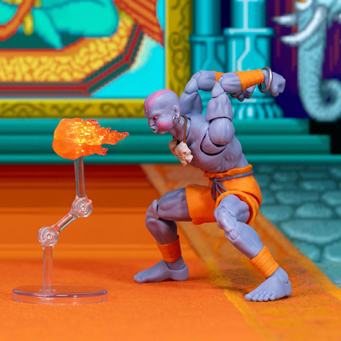 Pre-Order: Ultra Street Fighter II: The Final Challengers - Dhalsim (Player 2) SDCC Exclusive 2025 Actionfigur 15cm Jada Toys
