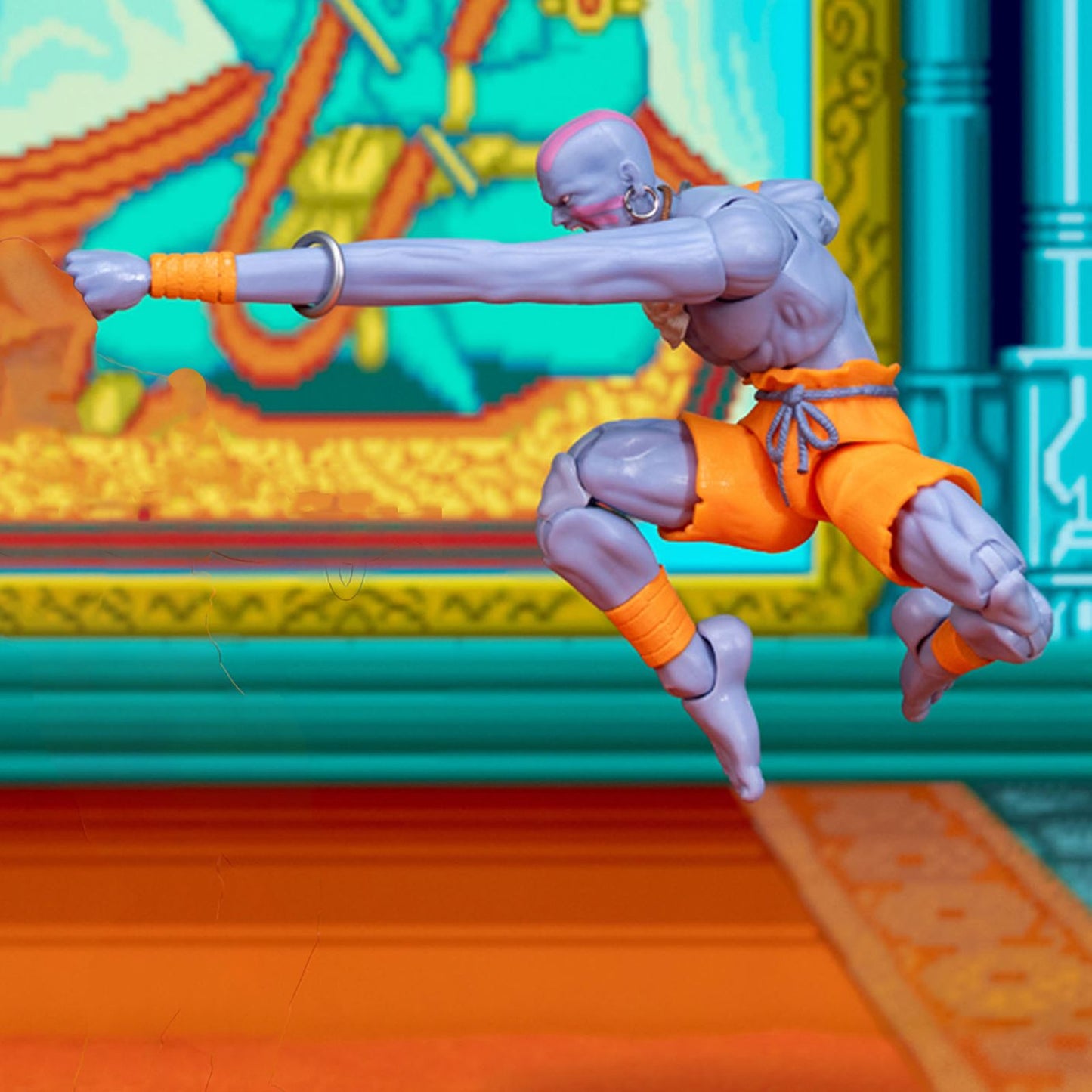 Pre-Order: Ultra Street Fighter II: The Final Challengers - Dhalsim (Player 2) SDCC Exclusive 2025 Actionfigur 15cm Jada Toys