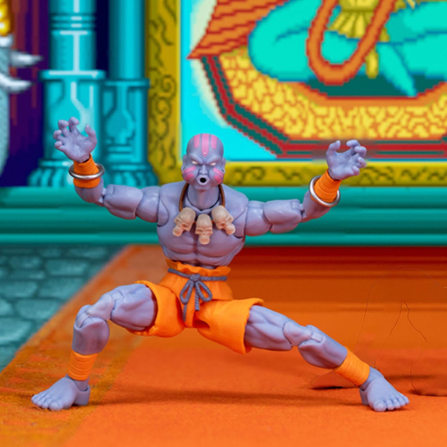 Pre-Order: Ultra Street Fighter II: The Final Challengers - Dhalsim (Player 2) SDCC Exclusive 2025 Actionfigur 15cm Jada Toys