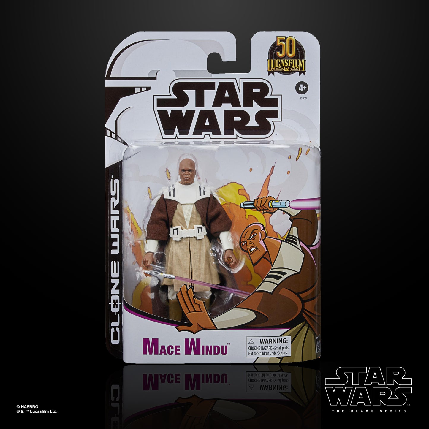 Star Wars Black Series: The Clone Wars - Mace Windu Actionfigur 15cm 2022 Exclusive