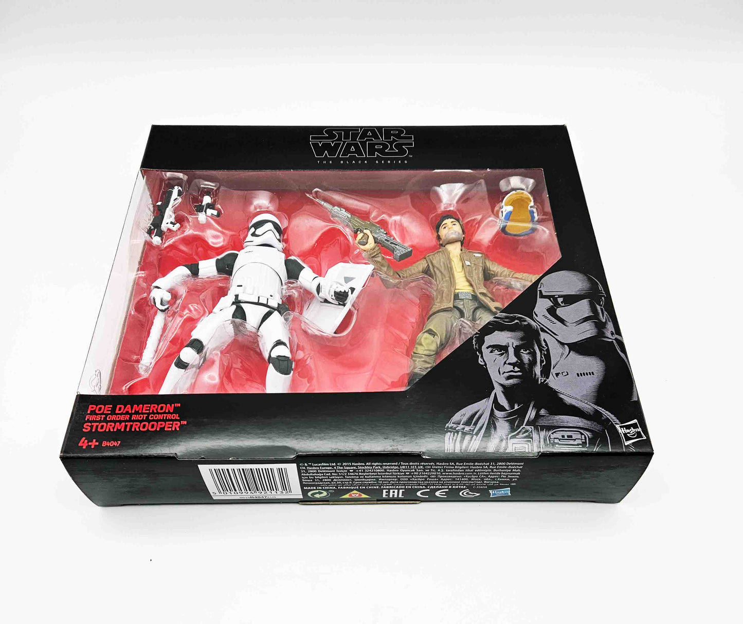 Star Wars Black Series: Poe Dameron & First Order Riot Control Stormtrooper Exclusive 15cm Actionfigur Hasbro 2015