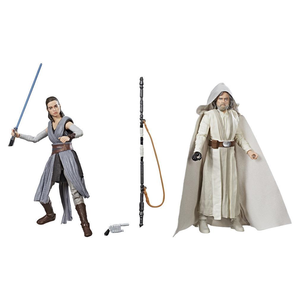 Star Wars Black Series - Luke Skywalker & Rey (Jedi Training) 15cm Actionfiguren SDCC 2017 Exclusive