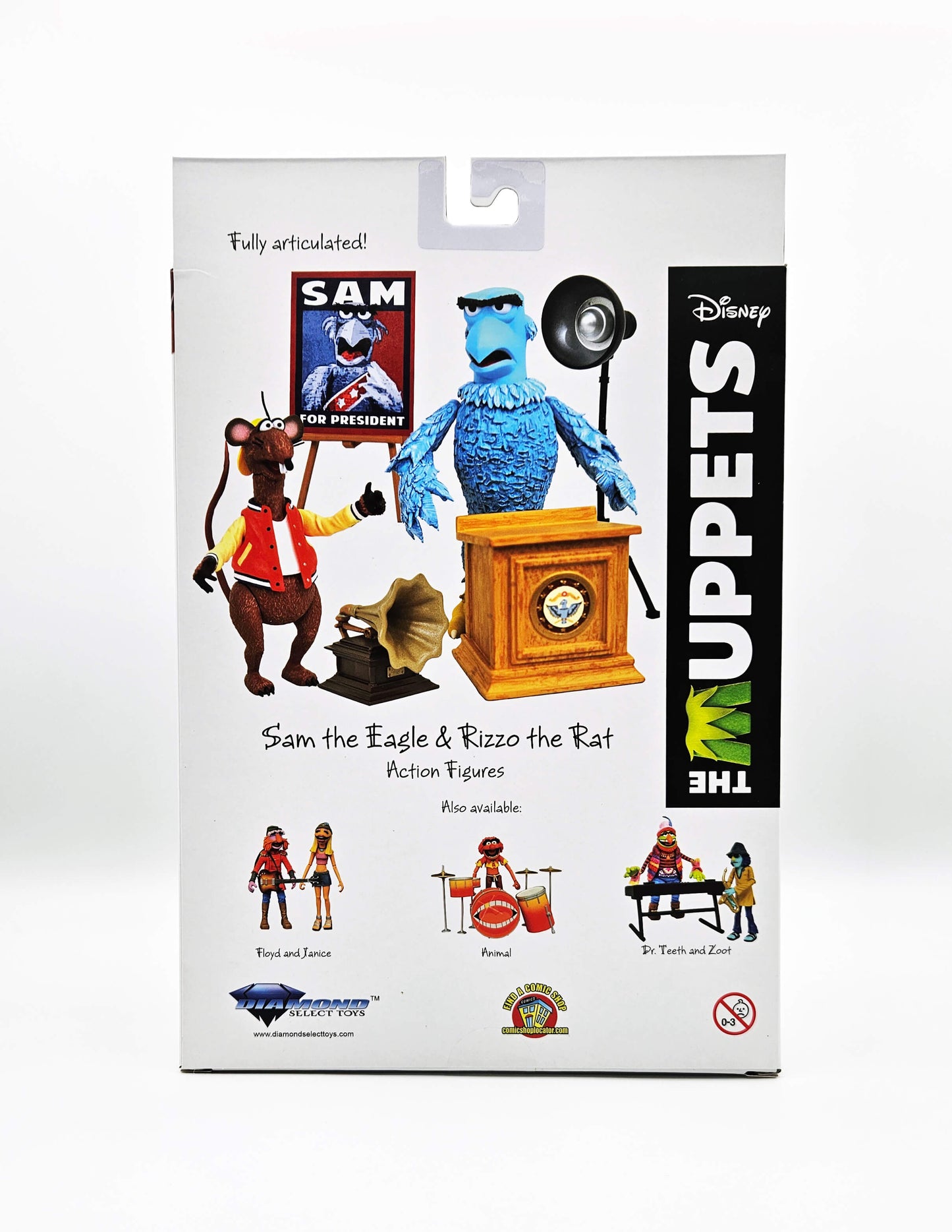 Muppets Select - Sam the Eagle & Rizzo the Rat Deluxe Set 13cm Actionfiguren Diamond Select 2021