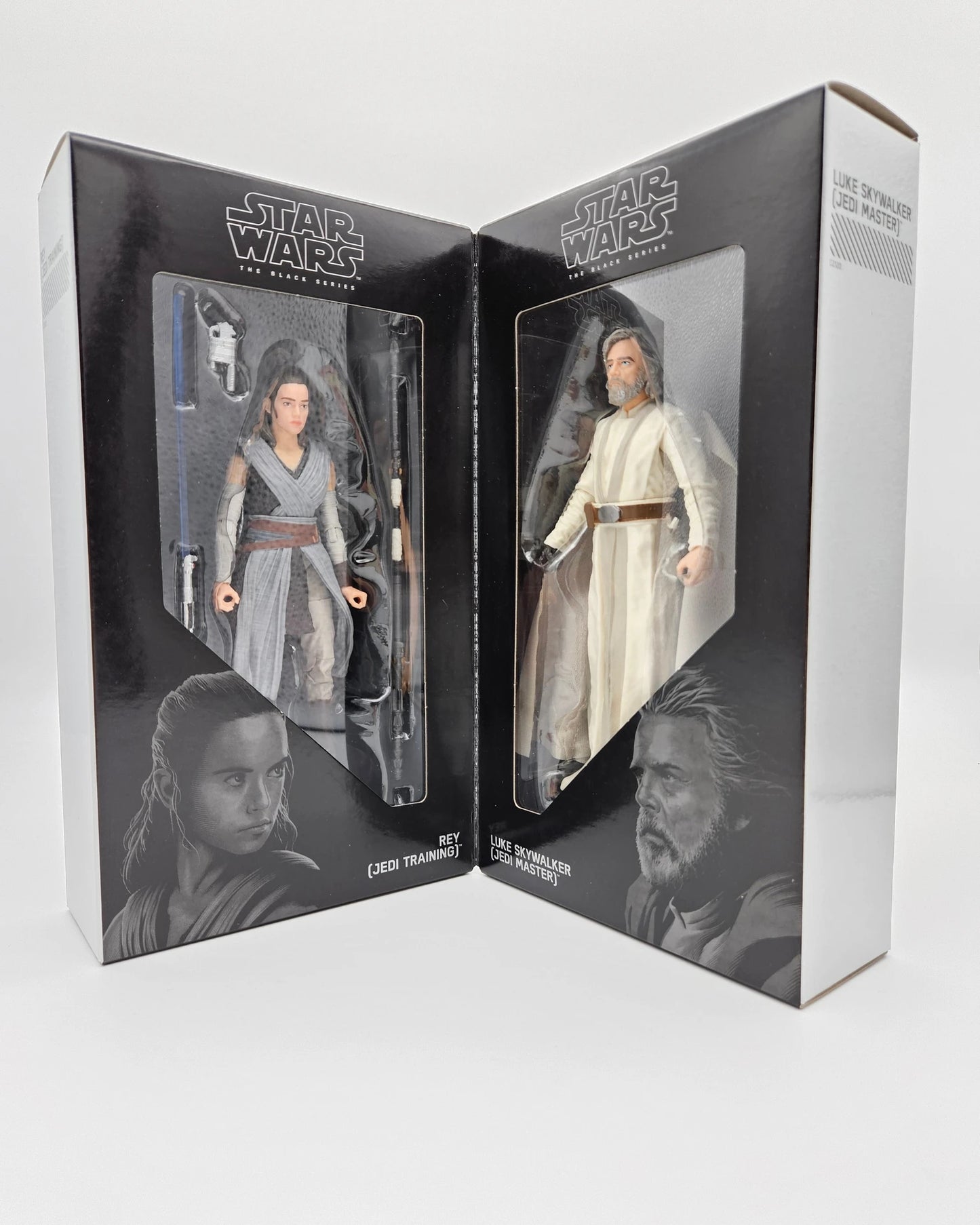 Star Wars Black Series - Luke Skywalker & Rey (Jedi Training) 15cm Actionfiguren SDCC 2017 Exclusive