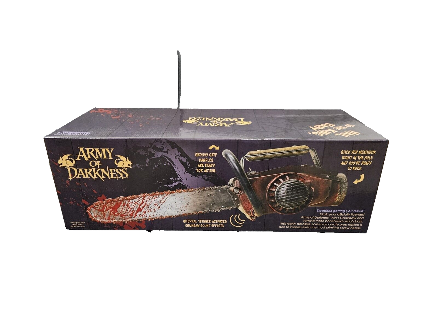 Pre-Order: Evil Dead Army of Darkness - Ash's Kettensäge 71cm Prop Replik 1/1 Syndicate Collectibles 2024