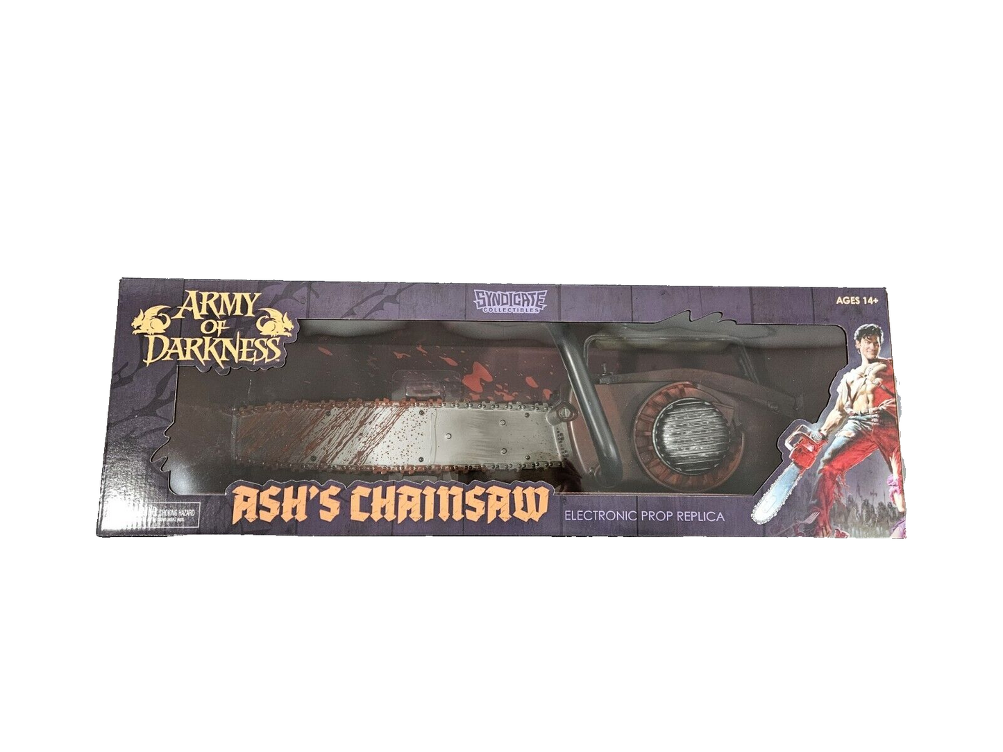 Pre-Order: Evil Dead Army of Darkness - Ash's Kettensäge 71cm Prop Replik 1/1 Syndicate Collectibles 2024