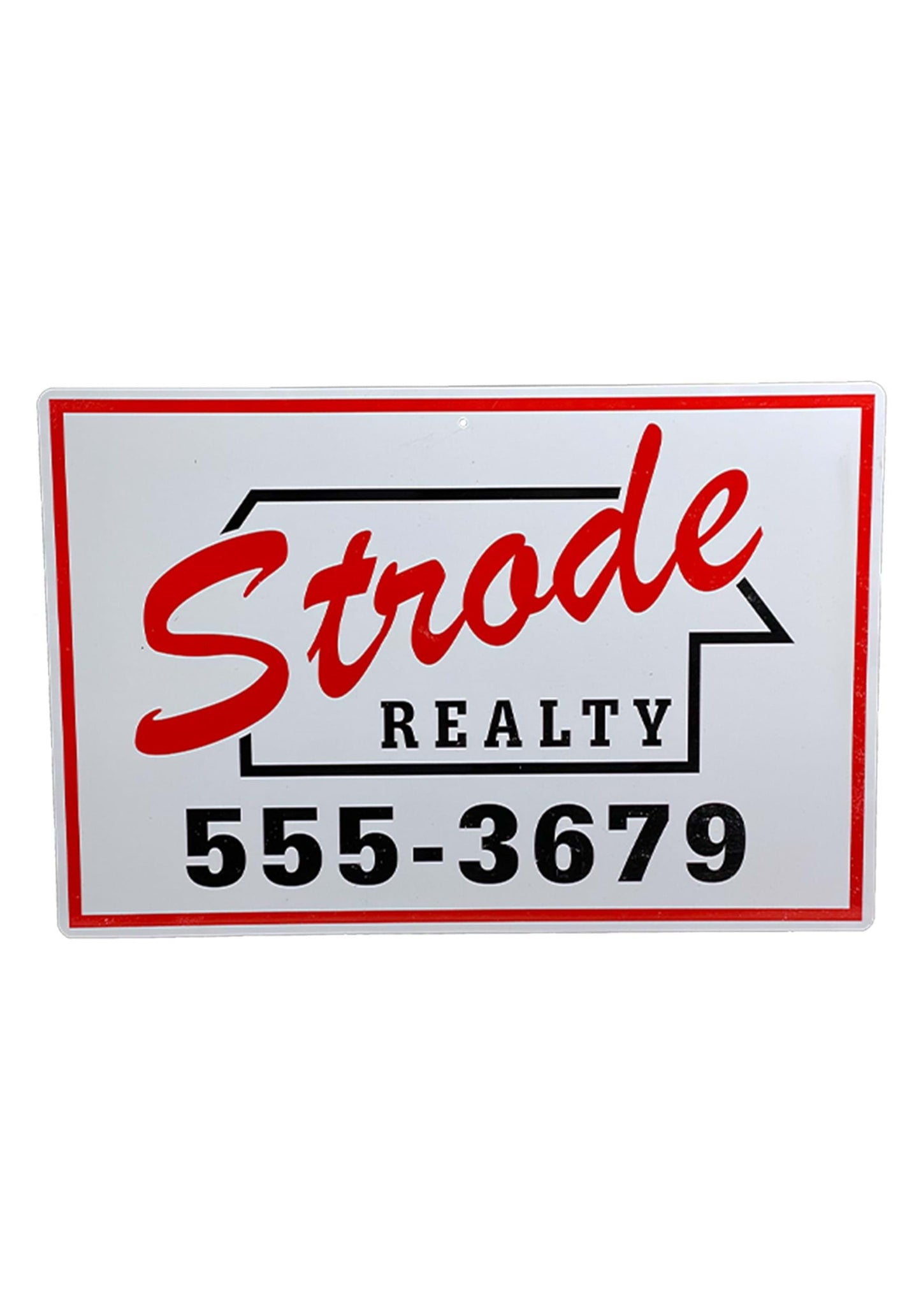 Halloween 1978 : Strode Realty Metallschild Replik 1/1 Trick or Treat Studios