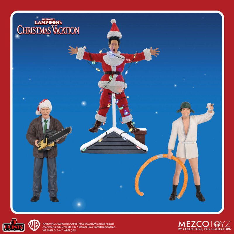 Pre-Order: National Lampoon - Christmas Vacation (Schöne Bescherung) Actionfiguren 10cm Mezco Toys 2025