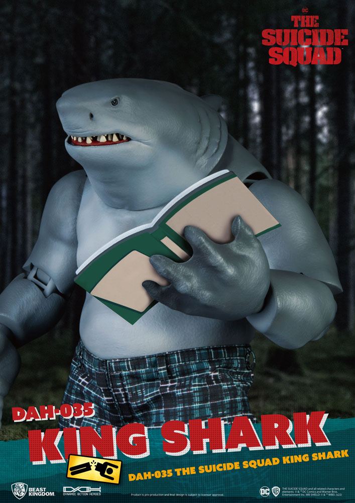 The Suicide Squad: Dynamic 8ction Heroes - King Shark 21cm Actionfigur 1/9 Beast Kingdom Toys