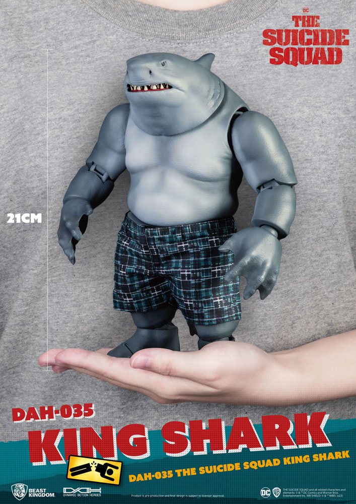 The Suicide Squad: Dynamic 8ction Heroes - King Shark 21cm Actionfigur 1/9 Beast Kingdom Toys