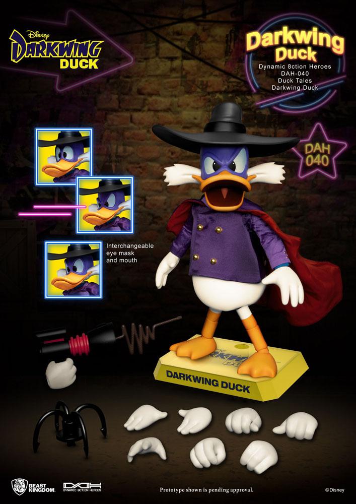 Pre Order: Dynamic 8ction Heroes - Darkwing Duck Actionfigur 16cm Beast Kingdom Toys 2024