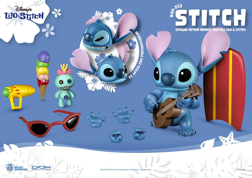 Dynamic 8ction Heroes Lilo & Stitch - Stitch Actionfigur 18cm Beast Kingdom Toys 2024
