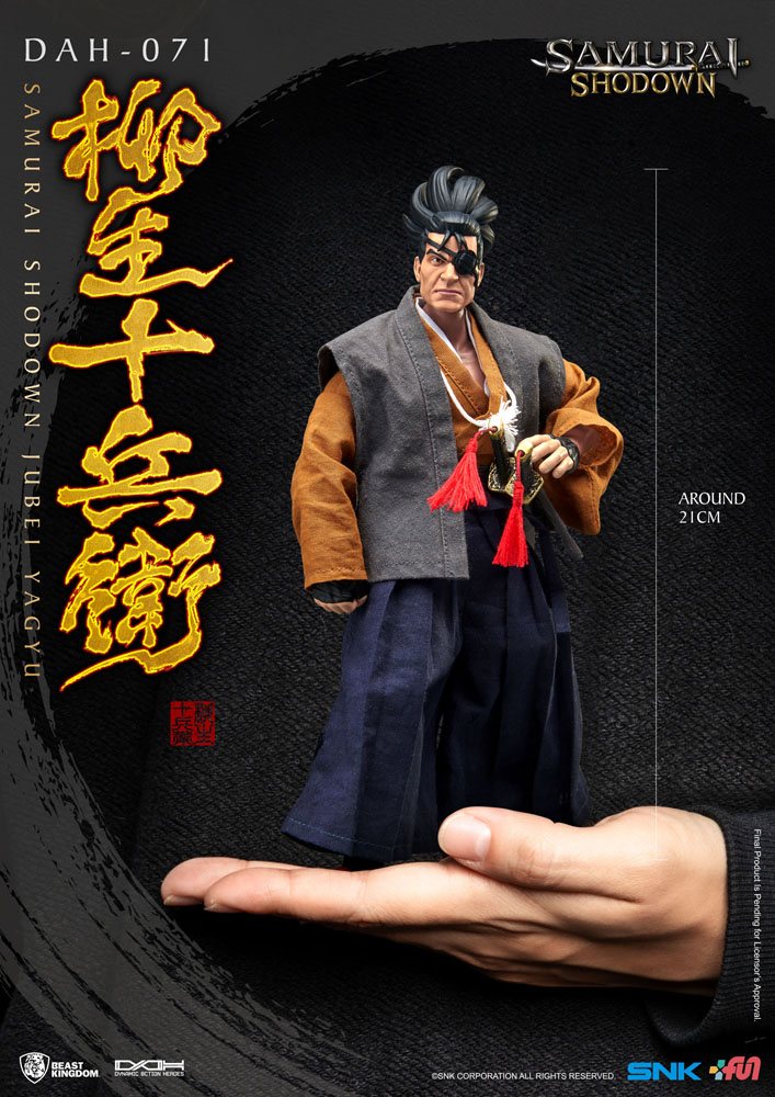 Samurai Shodown: Dynamic 8ction Heroes - Jubei Yagyu 1/9 Actionfigur 21cm Beast Kingdom Toys