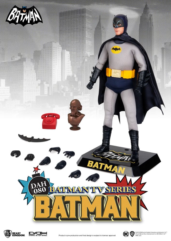 DC Comics Batman TV Series: Dynamic 8ction Heroes - Batman 1/9 Actionfigur 24cm