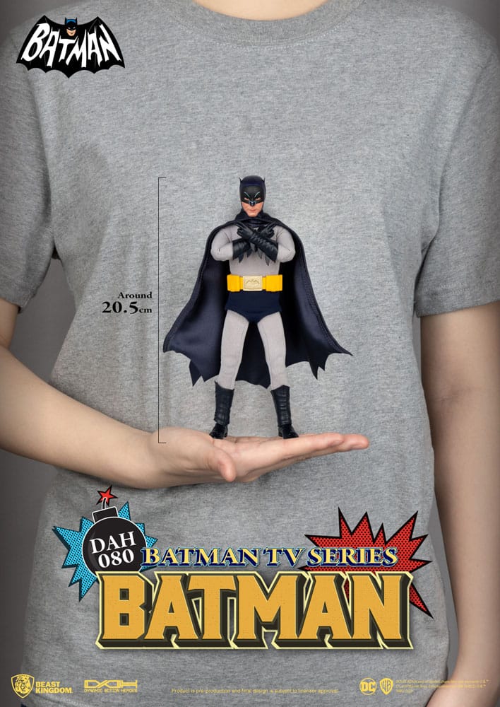 DC Comics Batman TV Series: Dynamic 8ction Heroes - Batman 1/9 Actionfigur 24cm