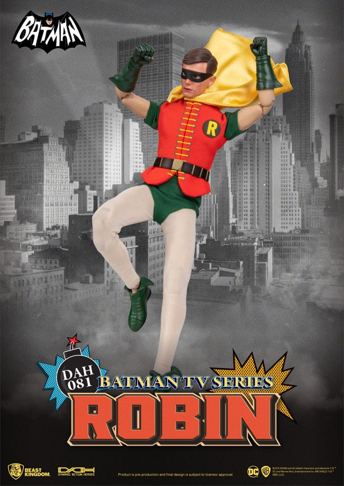 DC Comics Batman TV Series: Dynamic 8ction Heroes - Robin 1/9 Actionfigur 24cm