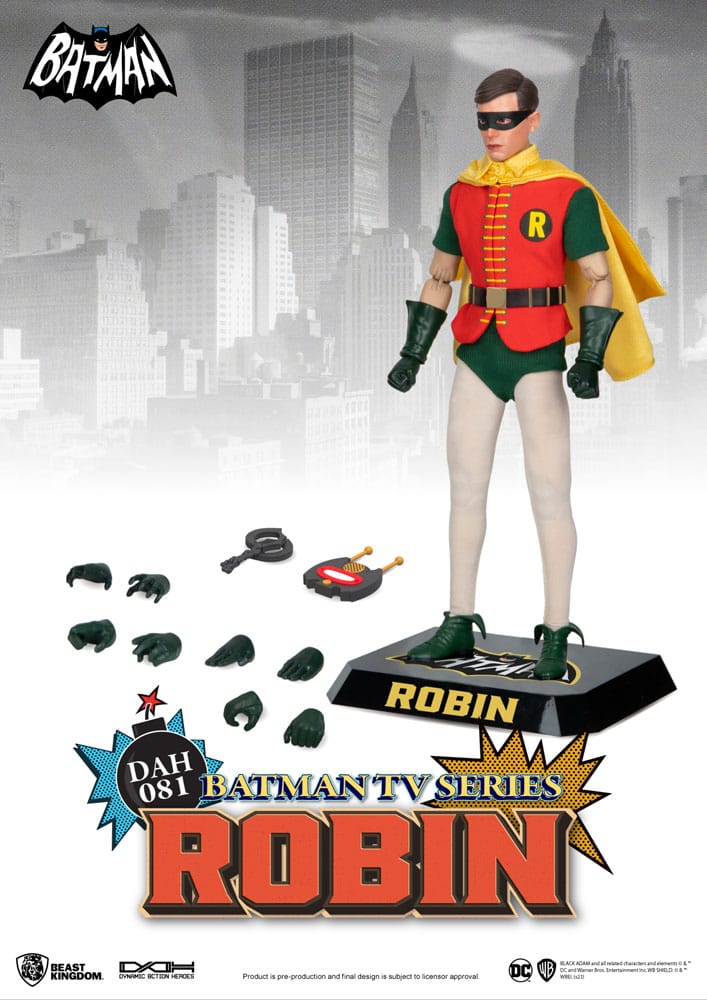 DC Comics Batman TV Series: Dynamic 8ction Heroes - Robin 1/9 Actionfigur 24cm