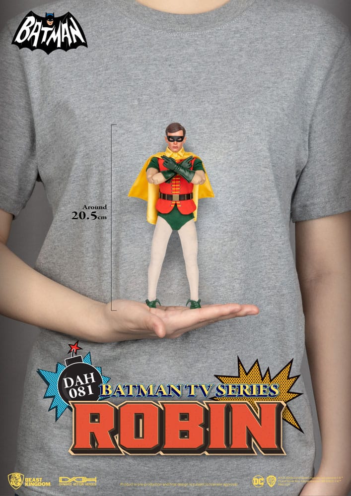 DC Comics Batman TV Series: Dynamic 8ction Heroes - Robin 1/9 Actionfigur 24cm