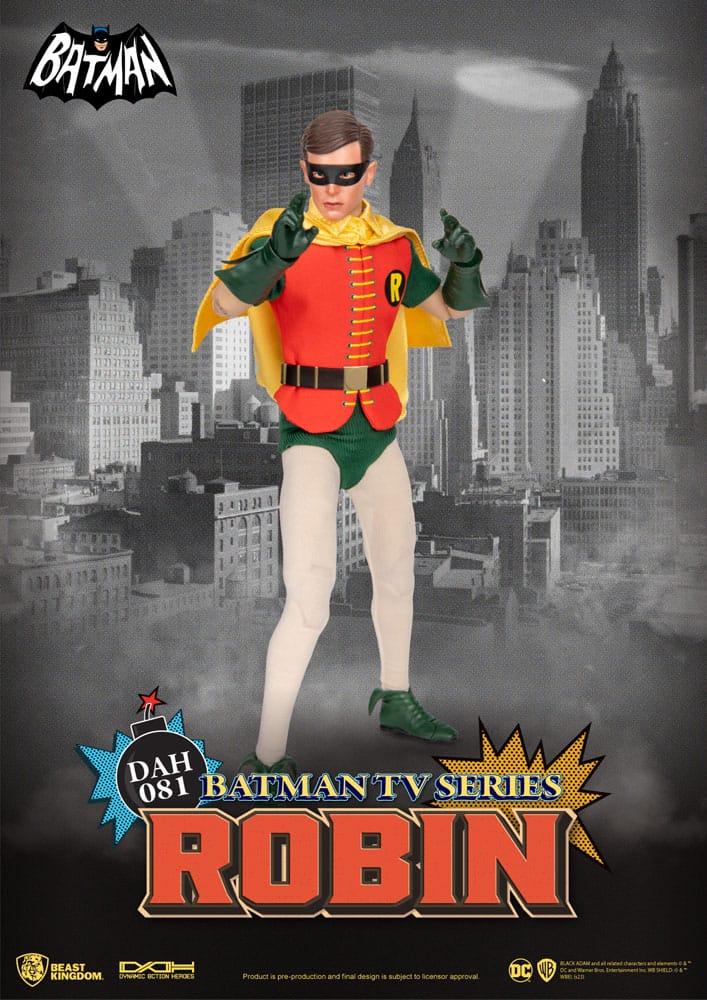 DC Comics Batman TV Series: Dynamic 8ction Heroes - Robin 1/9 Actionfigur 24cm