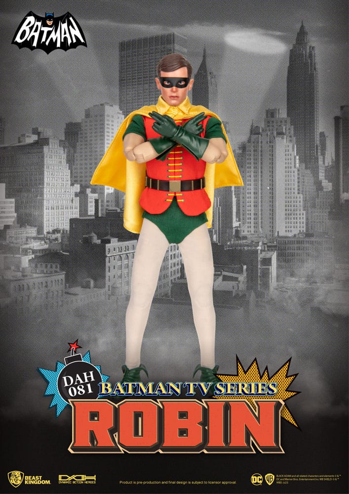 DC Comics Batman TV Series: Dynamic 8ction Heroes - Robin 1/9 Actionfigur 24cm
