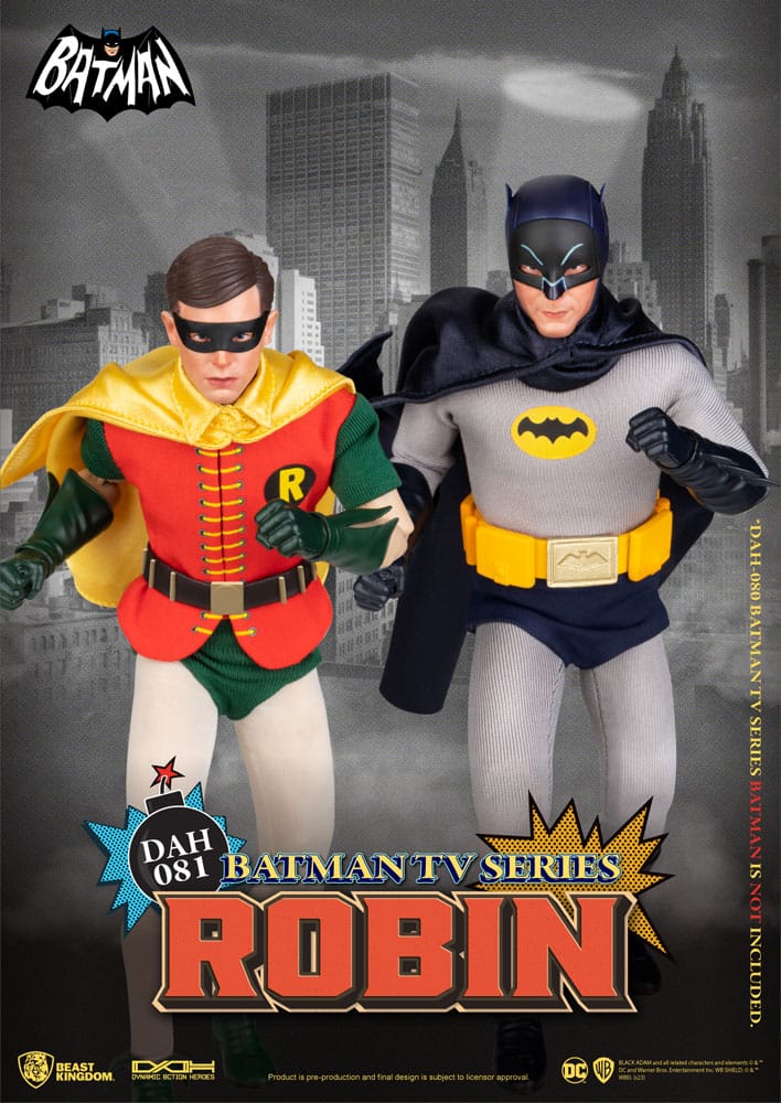 DC Comics Batman TV Series: Dynamic 8ction Heroes - Robin 1/9 Actionfigur 24cm